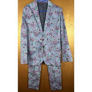 Lords Of Harlech Hadrian garden party spearmint blazer and pants size 42R jacket